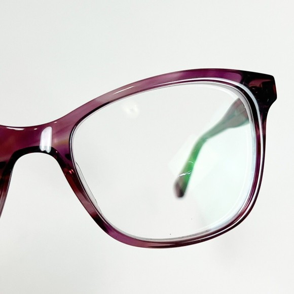ZAC POSEN Deeda EYEGLASSES Frame Purple TORTOISE Cat Eye 51-17-135 Full Rim main image 14